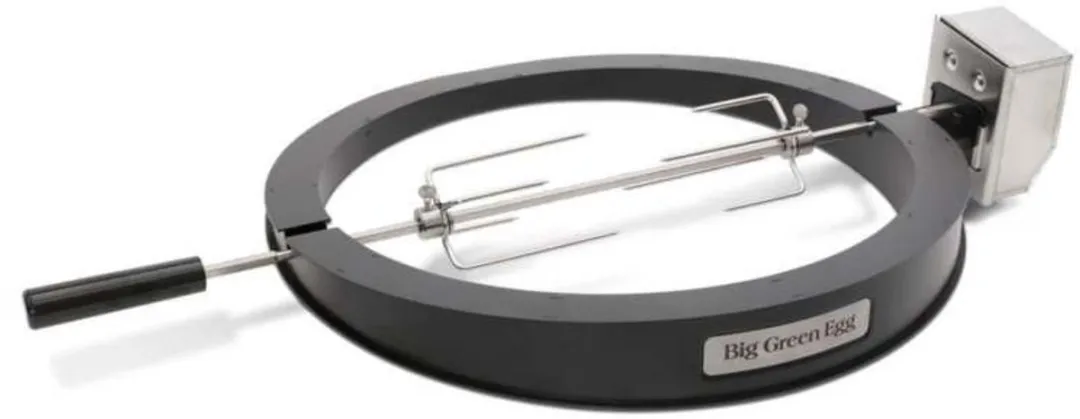 Big Green Egg Rotisserie Large - Zwart