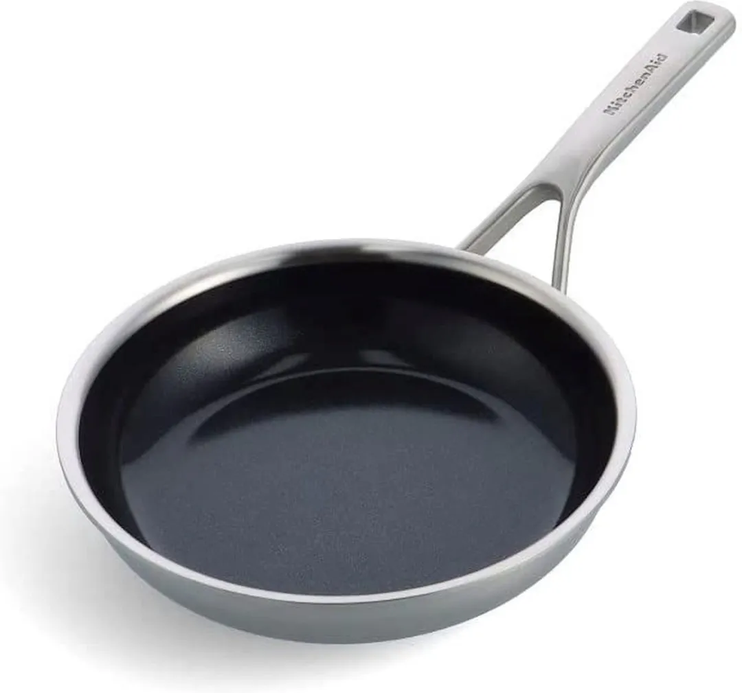 KitchenAid Multi-Ply Koekenpannenset 2-delig - 20cm & 28cm - RVS - Inductie