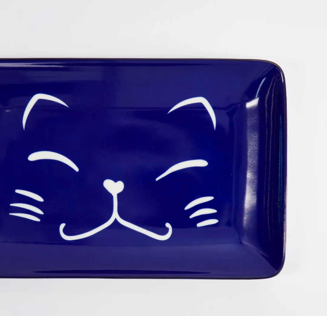 Tokyo Design Studio Kawaii Lucky Cat Sushi Bord
