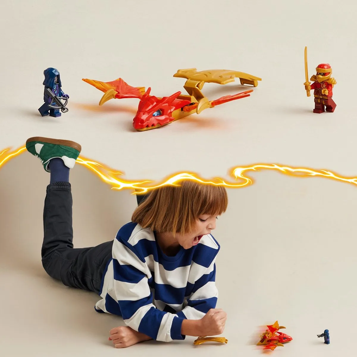 LEGO Ninjago Kai Rijzende Drakenaanval 71801 - 24 Stukken