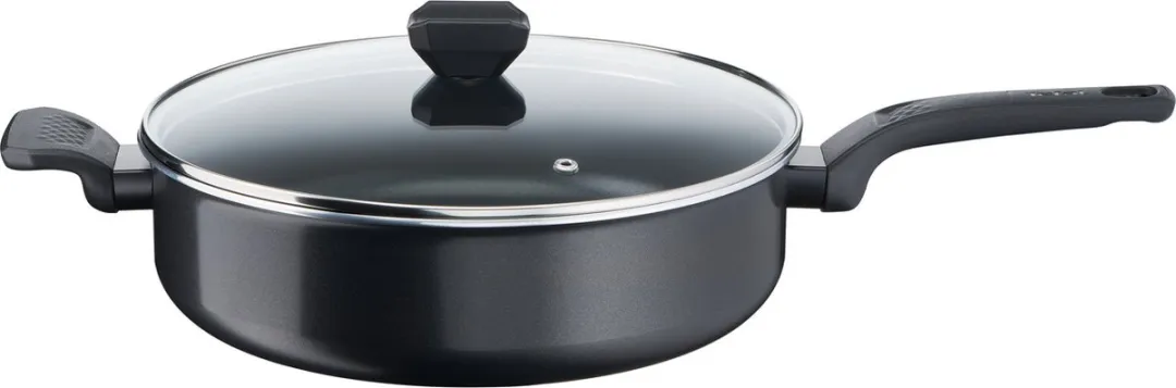 Tefal Easy Cook & Clean Hapjespan 28cm - Zwart - afbeelding 6 van 6