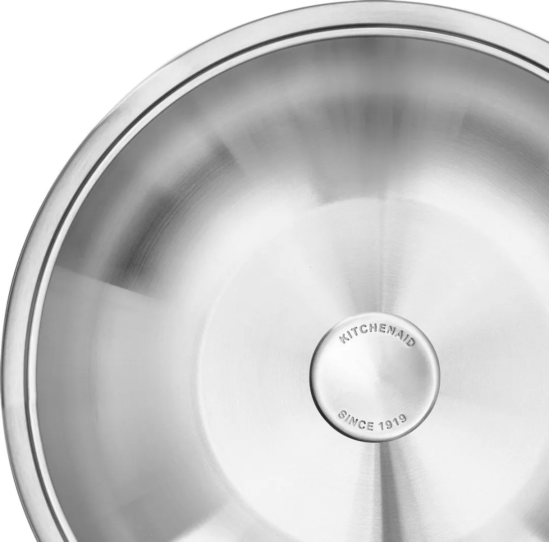 KitchenAid Multi-Ply RVS Wok 28cm