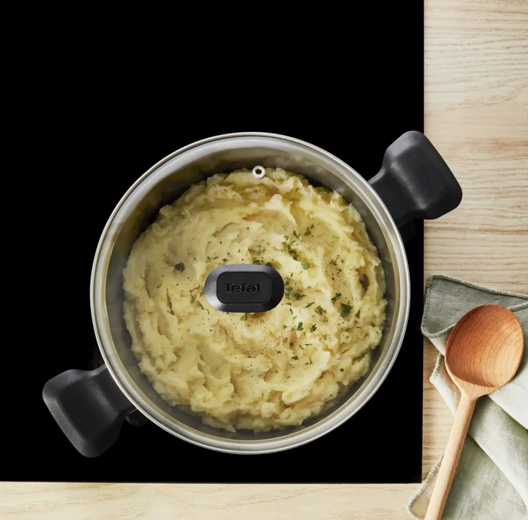 Tefal SoLight Koookpan 24cm - 4,6L - Antraciet - afbeelding 4 van 4