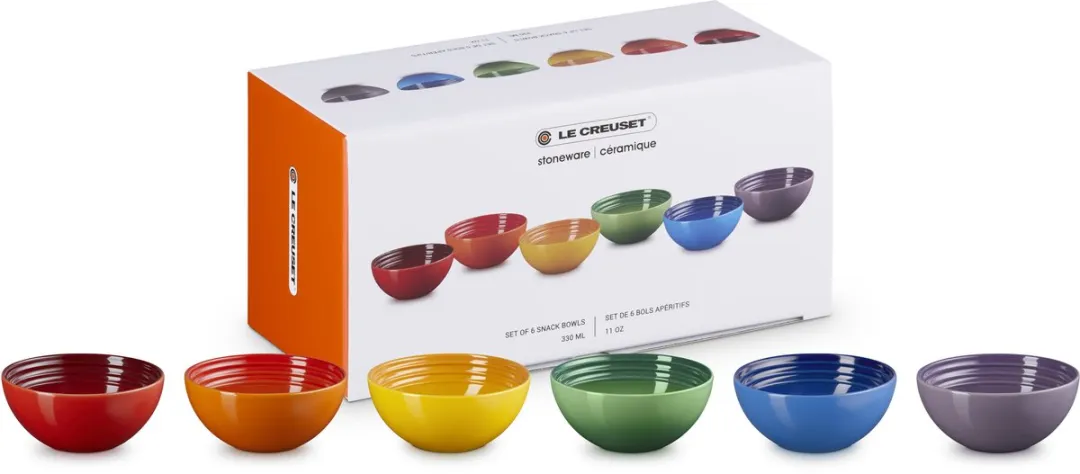 Le Creuset Vancouver Snackschaaltjes 330ml - 6 Stuks