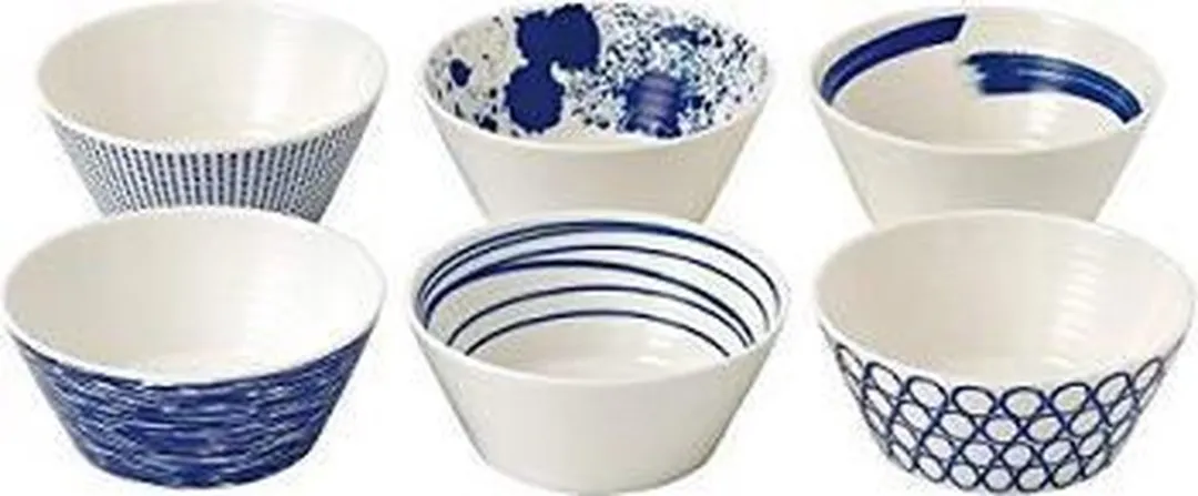 Royal Doulton Pacific Ontbijtkommen - 6 Stuks - Blauw - Ø15cm - afbeelding 6 van 6