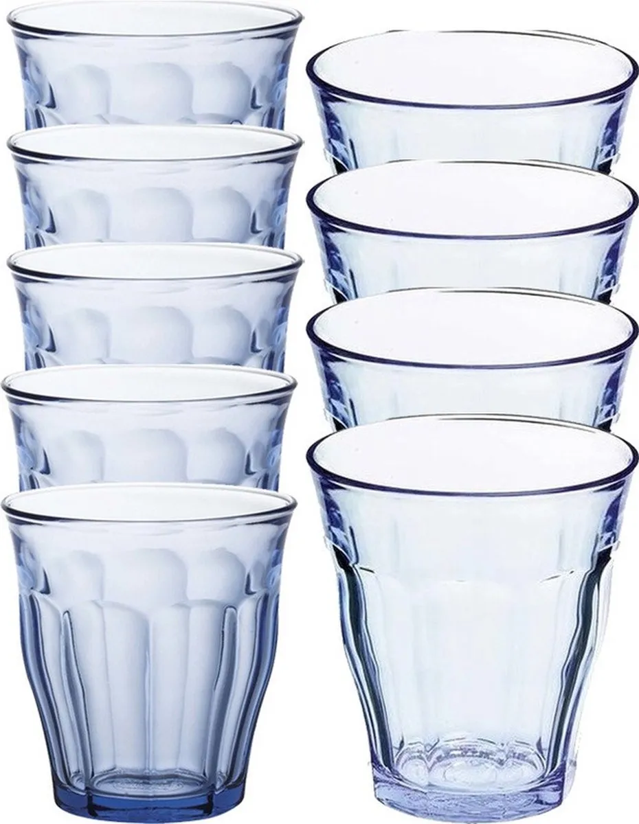 Duralex Picardie Set 24 Blauwe Glazen