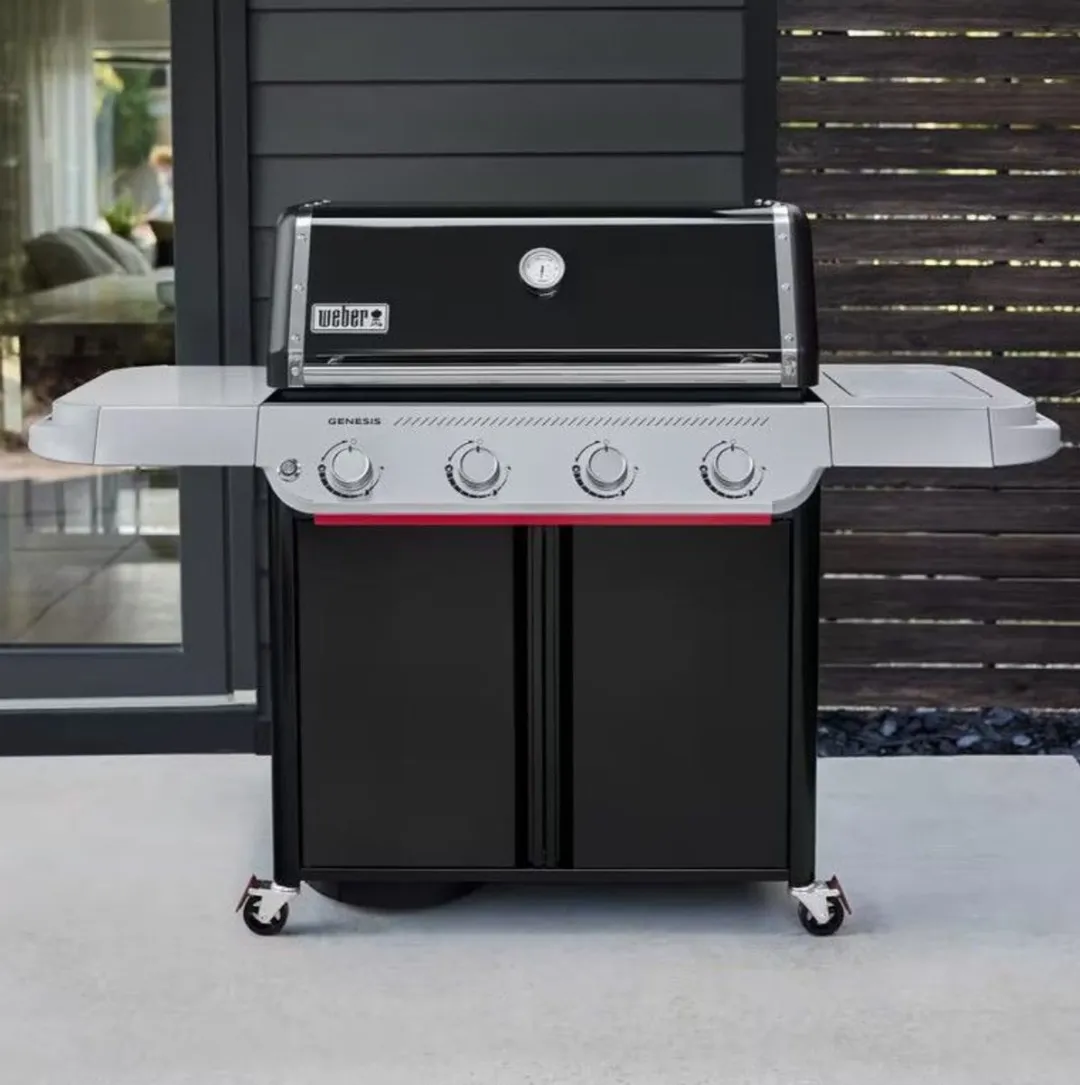 Weber Genesis E415W BBQ - 4 Branders - Zwart