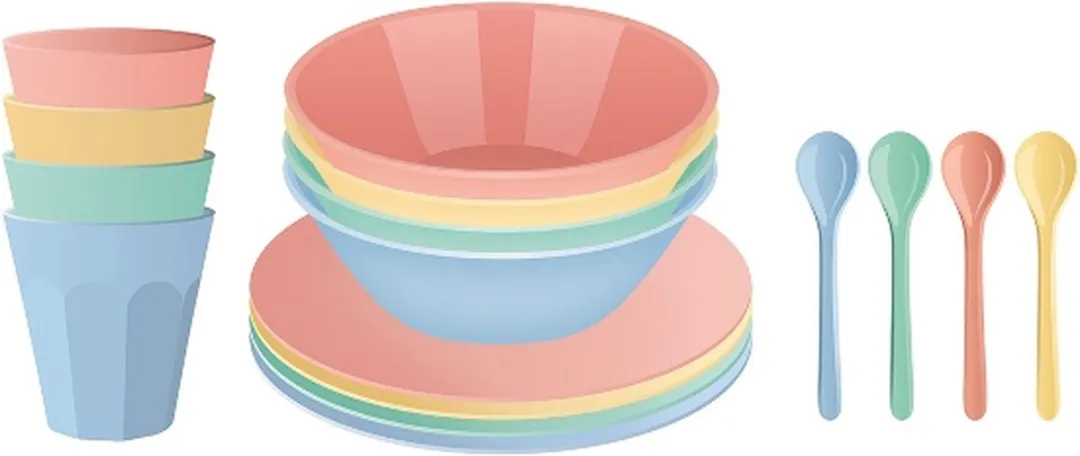 Koziol Nora Sweet Macarons Serviesset 16-delig