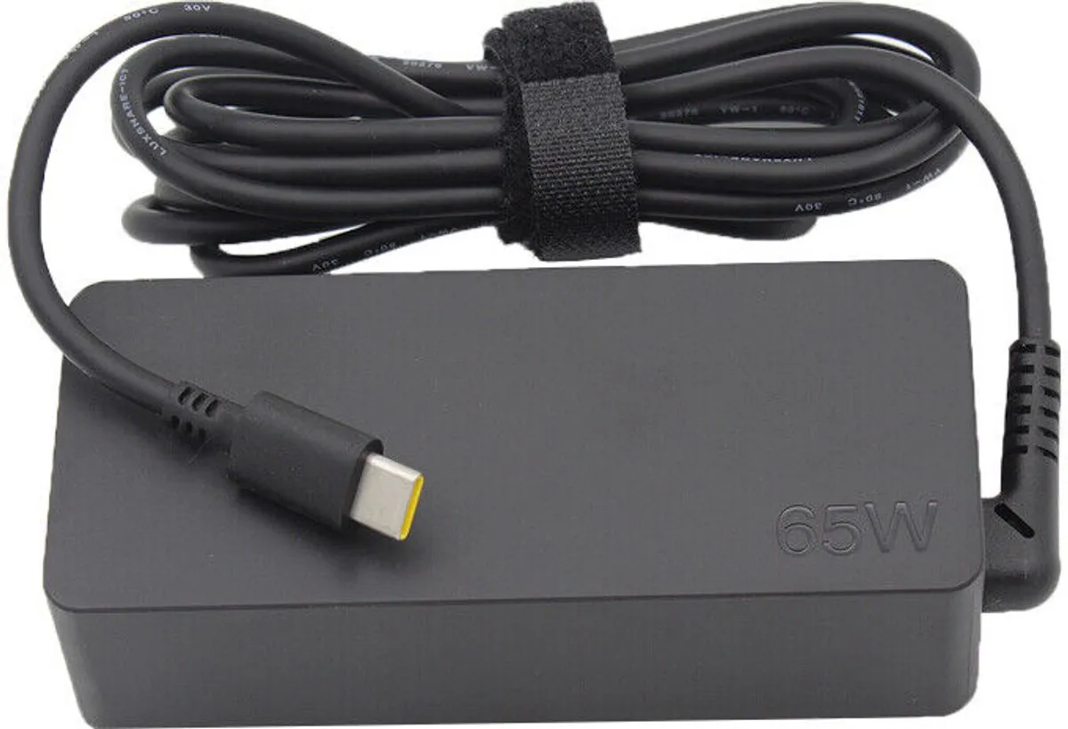 Lenovo SA10M13945 USB-C Oplader 65W - Zwart
