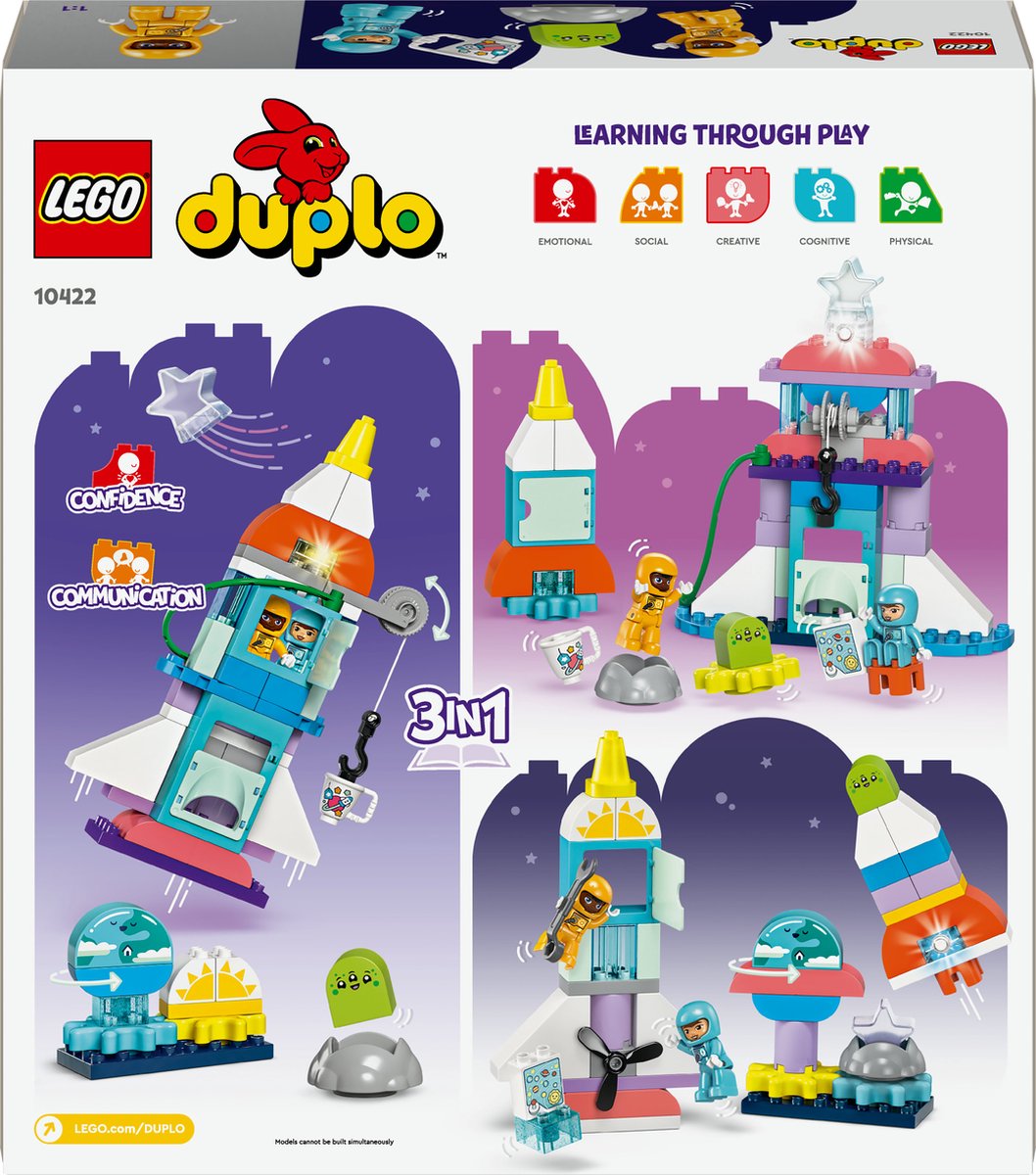 LEGO DUPLO 3-in-1 ruimteavontuur - 10422