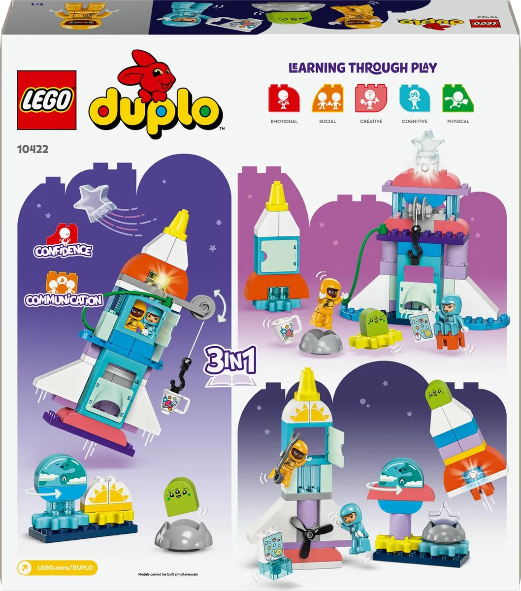 LEGO DUPLO 10422 Ruimteavontuur - 58 Stukken