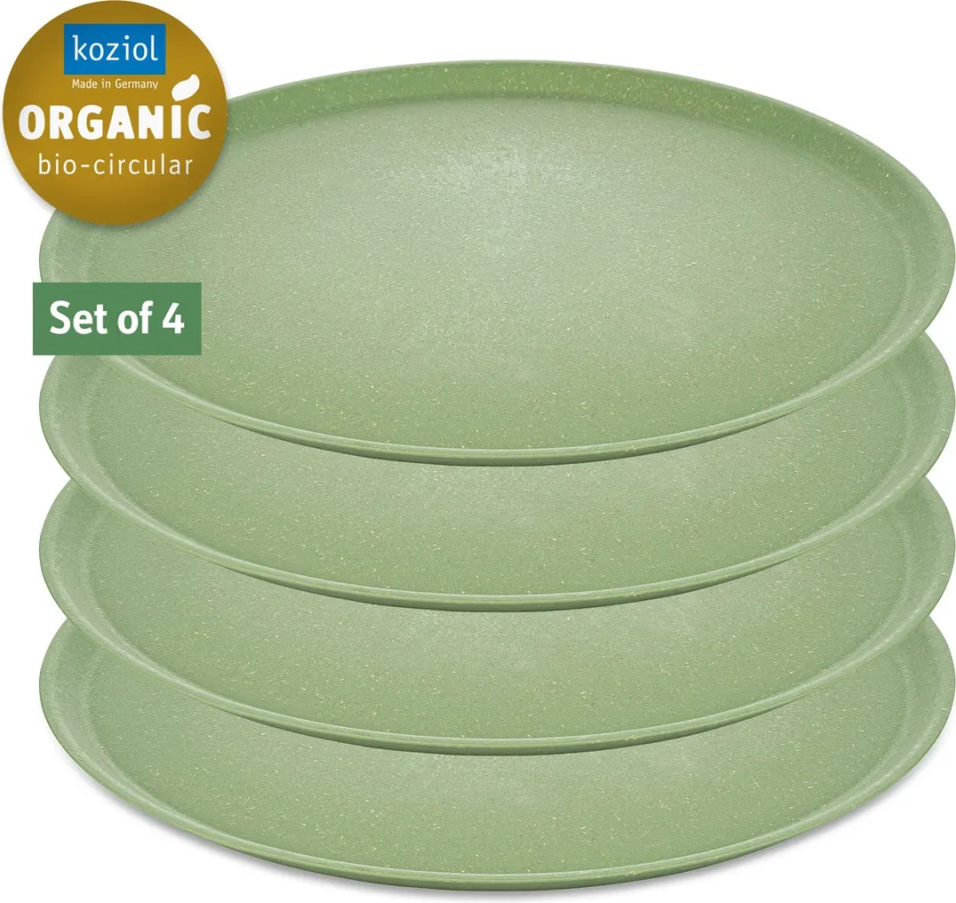 Koziol Connect Dinerbord Groen 26cm - 4 Stuks