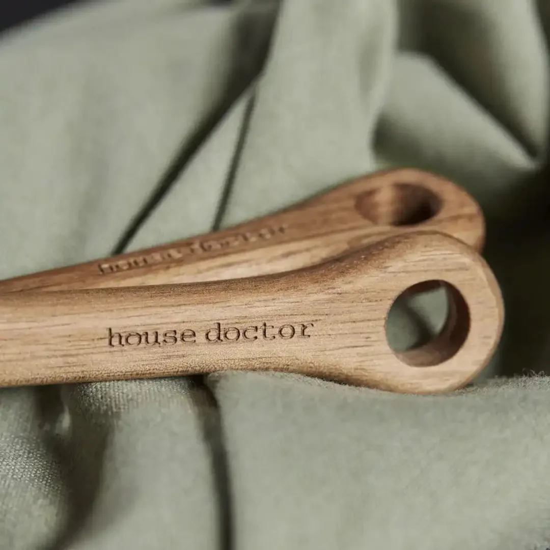 House Doctor Eya Saladebestek - 2 Stuks - Bruin