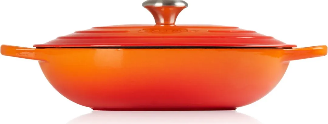 Le Creuset Braadpan Oblong Signature 3.4L - Oranjerood