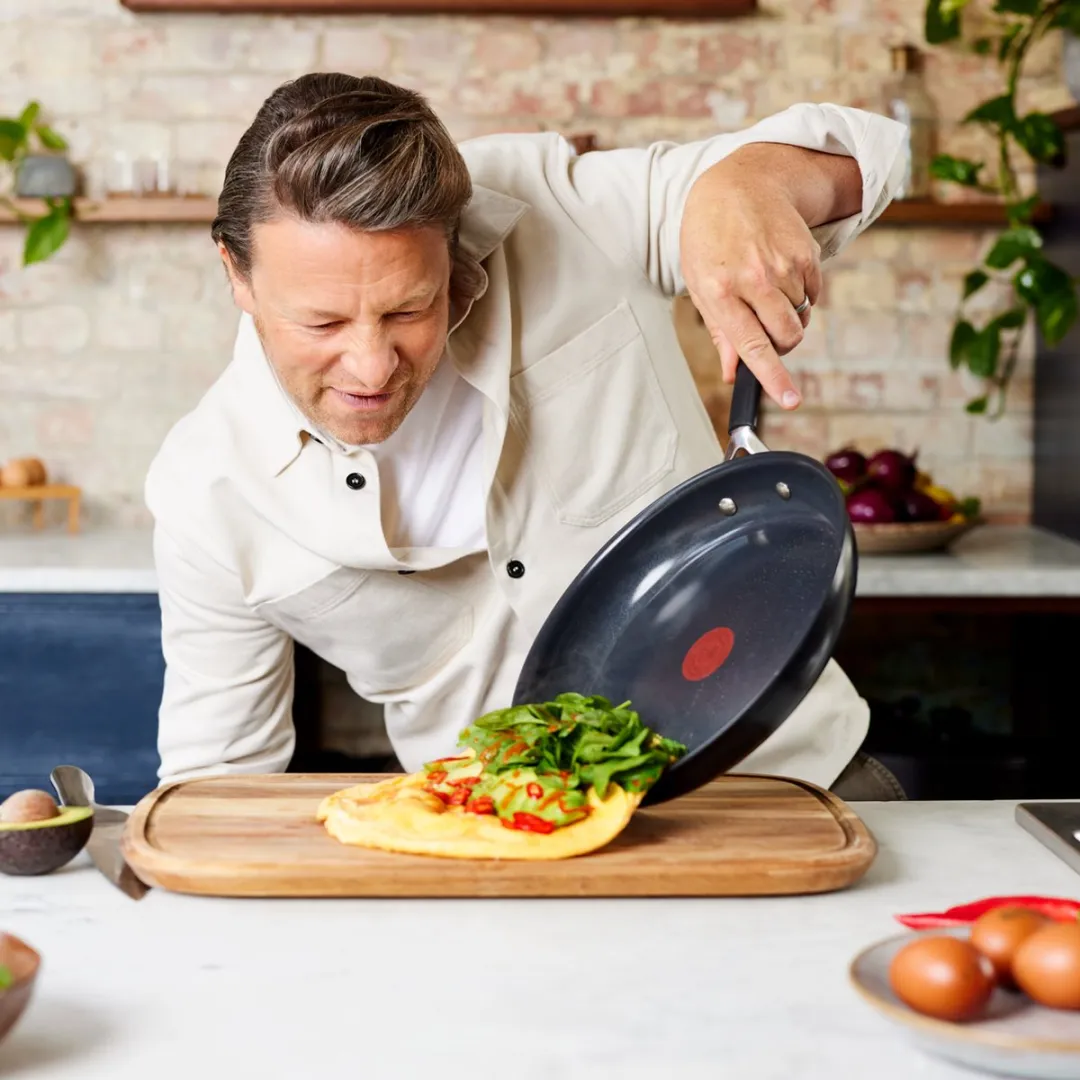 Jamie Oliver by Tefal Home Cook Koekenpan 24cm - Keramisch - Multi - afbeelding 6 van 6