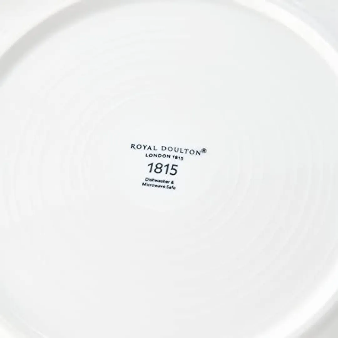 Royal Doulton 1815 Pure S/4 Bord - 28 cm - Wit