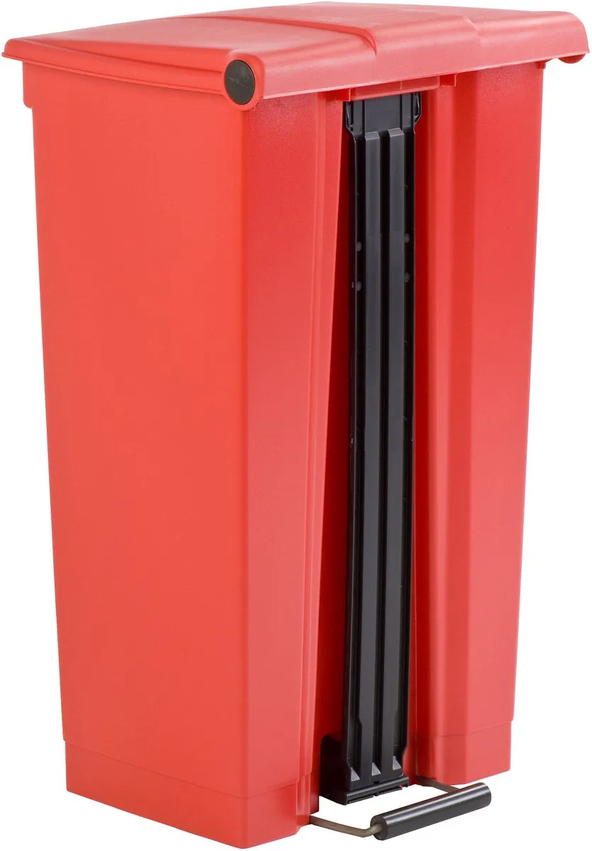 Rubbermaid Step On FG614600RED Vuilnisbak 87L - Rood