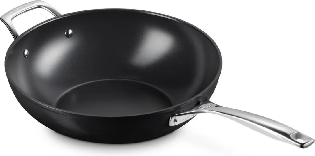 Le Creuset Wokpan Essential 32cm - 6.0L - Zwart - afbeelding 6 van 6