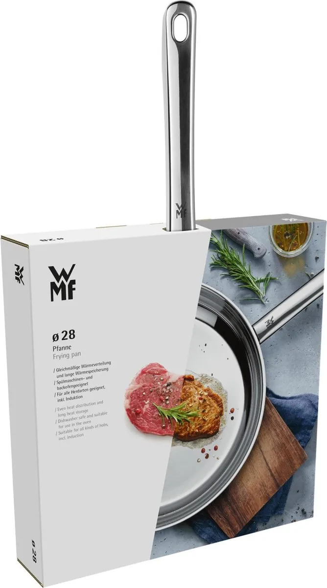 WMF Profi Koekenpan 28cm - RVS - Inductie - Antiaanbaklaag - afbeelding 6 van 6