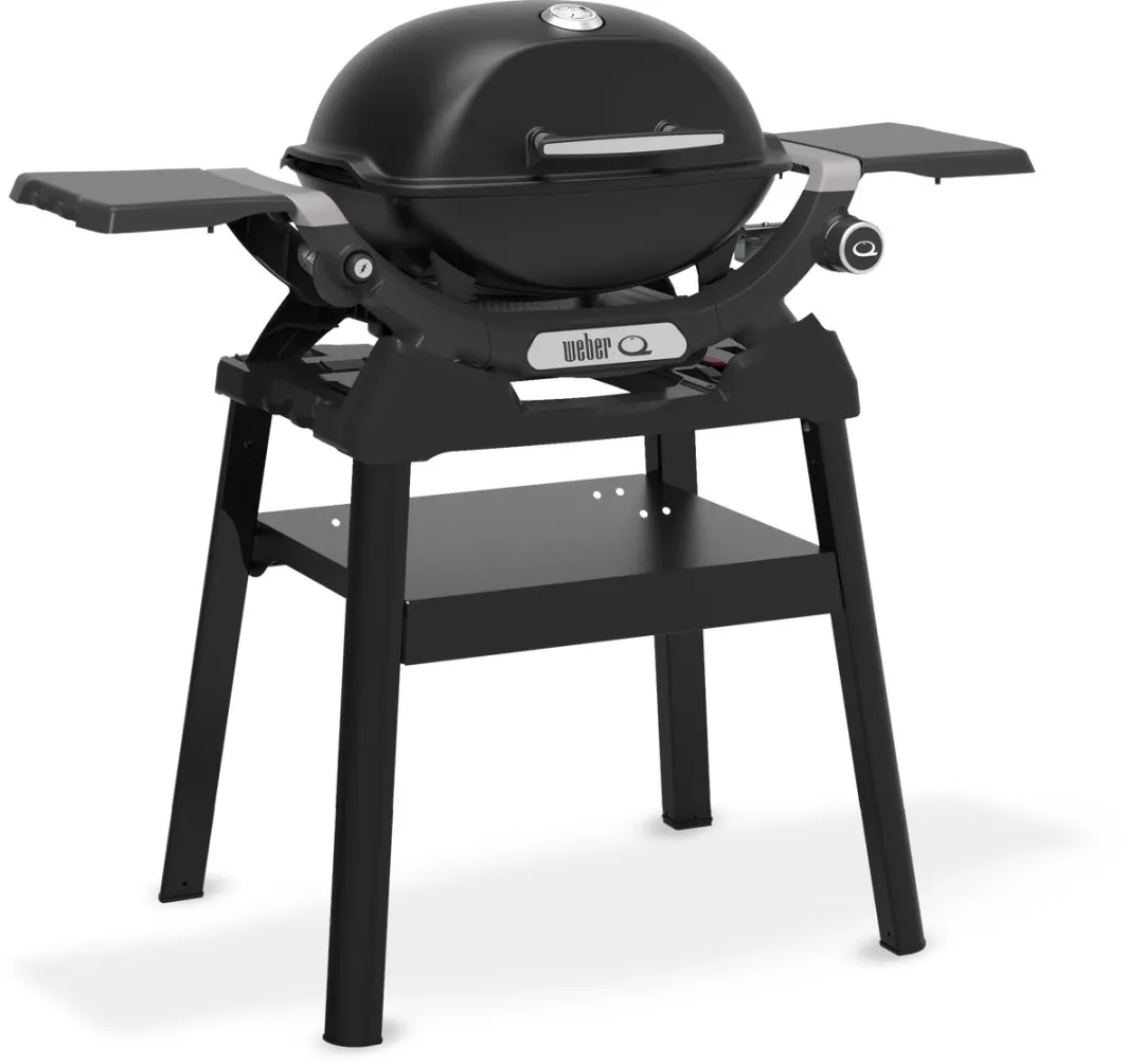 Weber Q1200N gasgrill met compact stand zwart