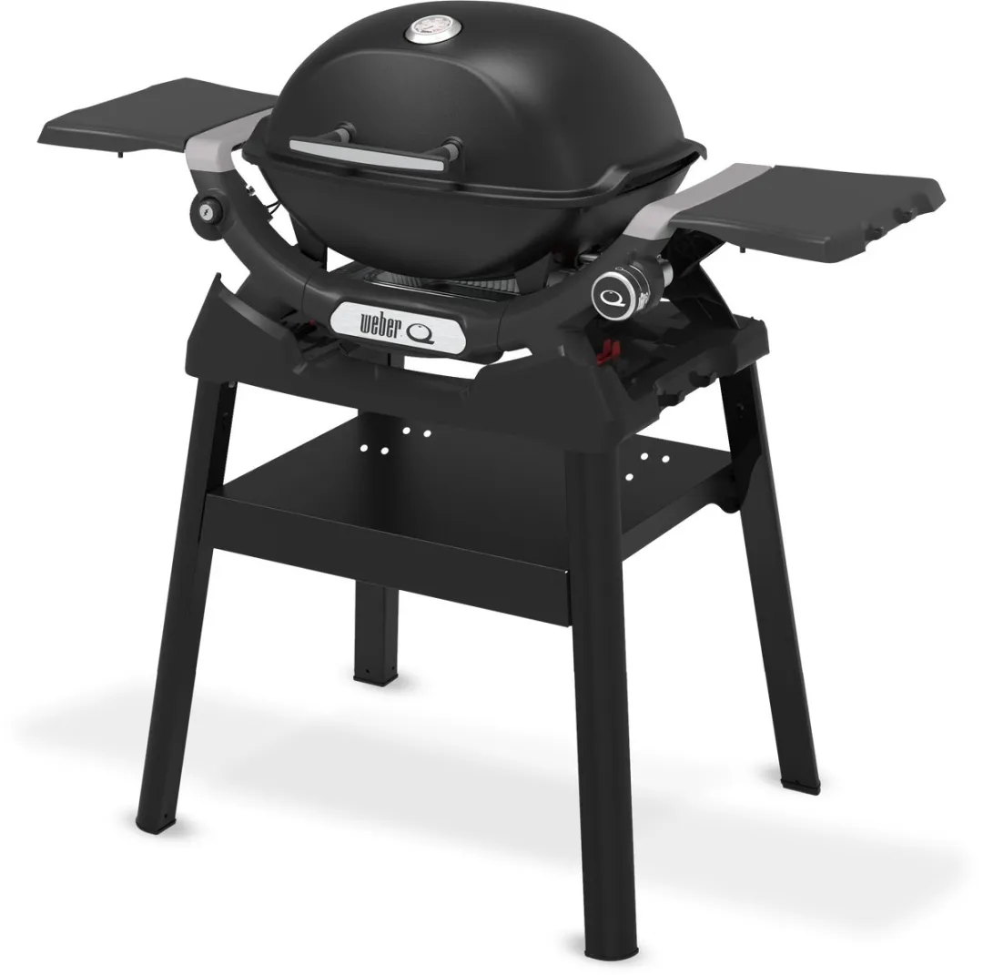 Weber Q1200N gasgrill met compact stand zwart