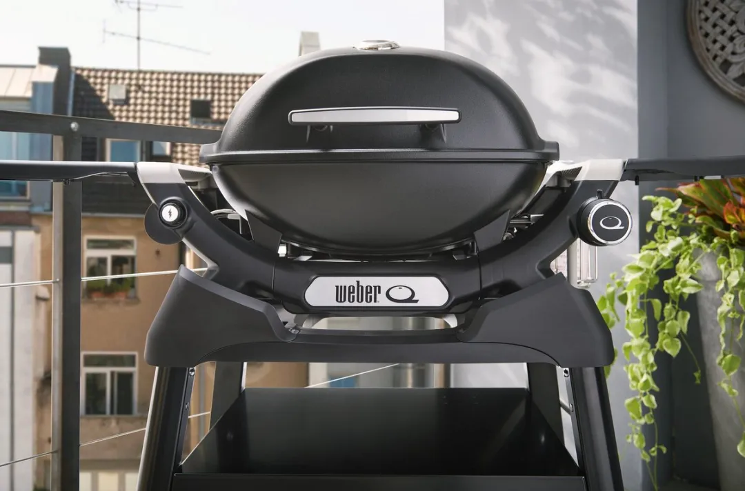 Weber Q1200N Gasgrill - 1 Brander - 9 Hamburgers - Zwart - afbeelding 6 van 6