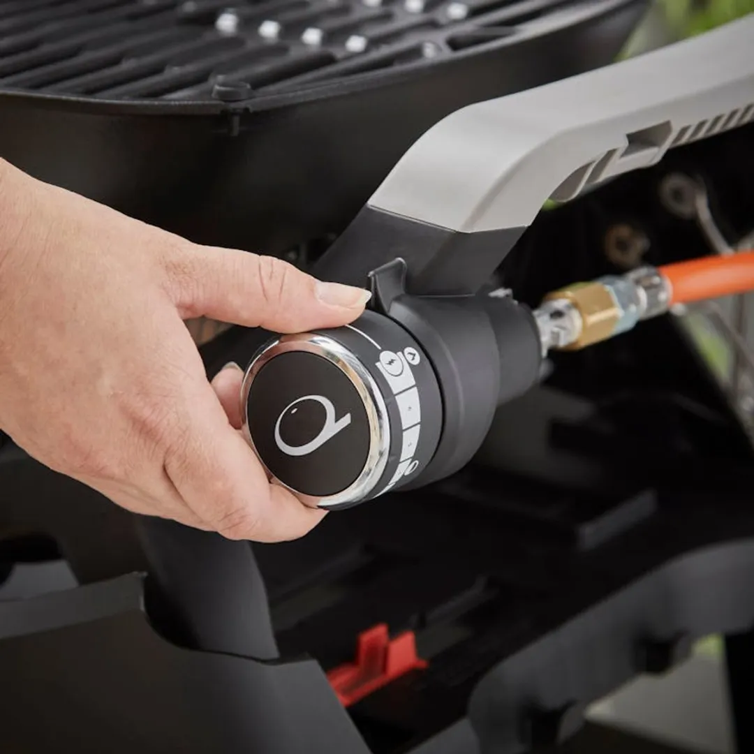 Weber Q1200N gasgrill met compact stand zwart