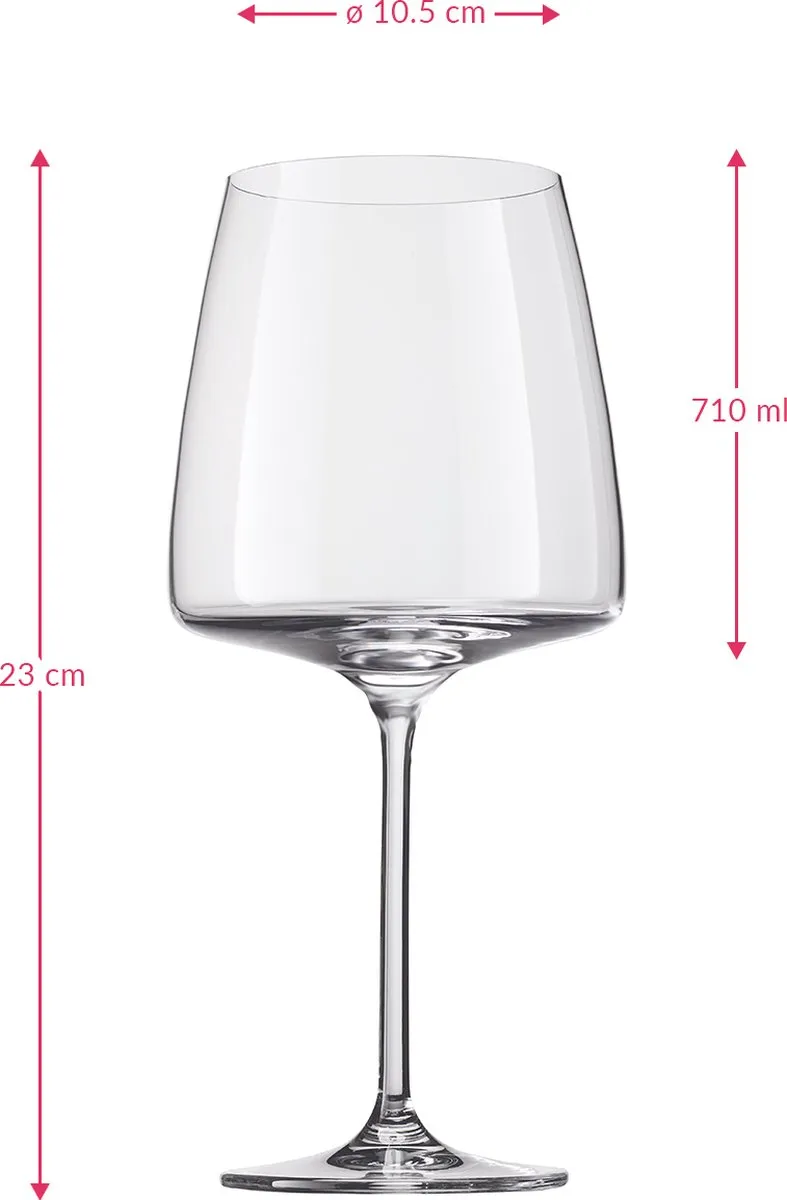 Zwiesel Glas Vivid Senses Wijnglazen 140 - 0.71L - 2 Stuks
