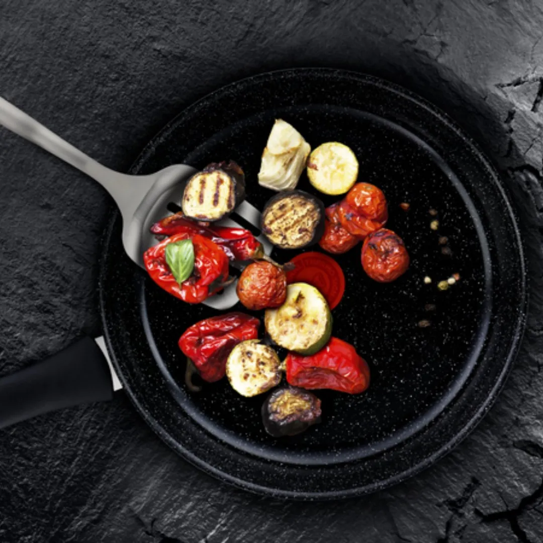 Tefal Intens'Ceram Keramische Hapjespan 24cm - C4403202 - Zwart - afbeelding 4 van 6