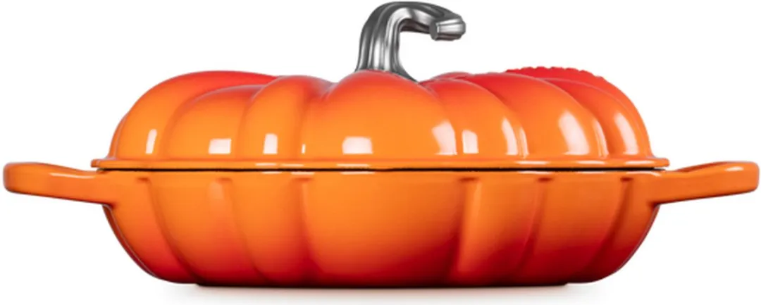 Le Creuset Braadpan Campagnard 28cm - Oranje Rood