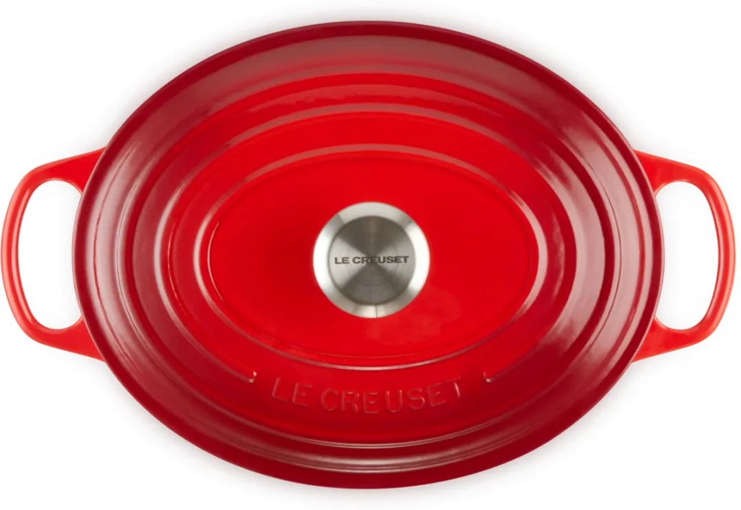 Le Creuset Braadpan Signature Ovaal 7,5L - Kersenrood