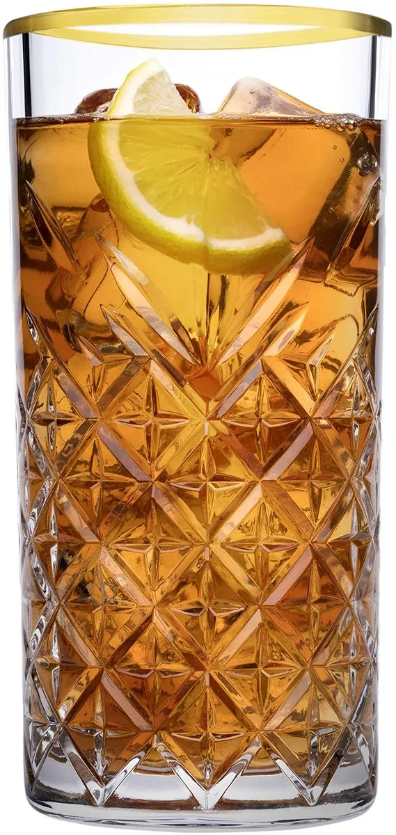 Pasabahce Elysia Golden Touch Drinkglazen 450ml