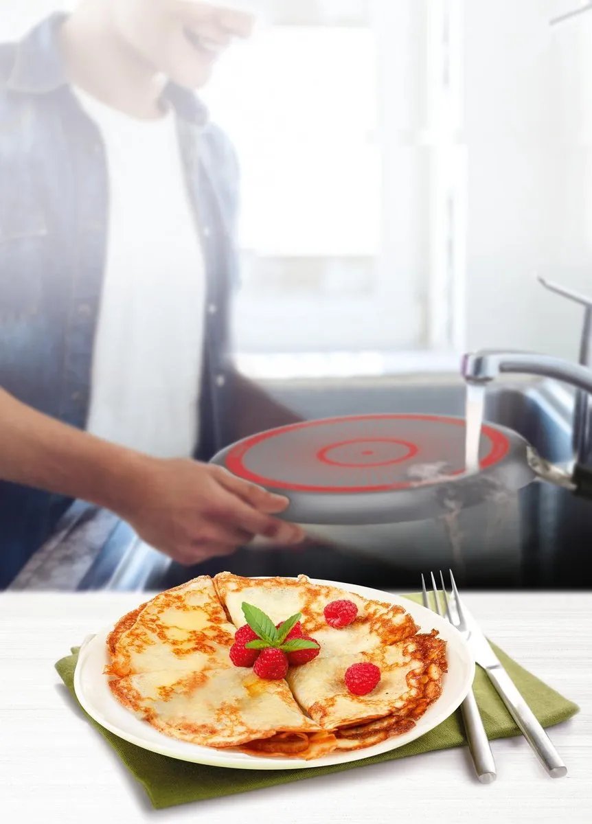 Tefal Simply Clean Pannenkoekpan 25cm - Zwart