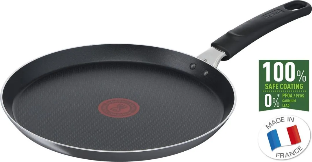Tefal Simply Clean Pannenkoekpan 25cm - Zwart