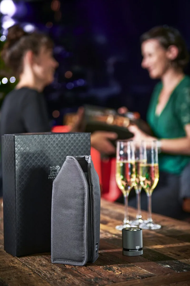 Peugeot Bubbles Geschenkset Frizz - Wijnkoeler & Dop - Grijs - afbeelding 6 van 6