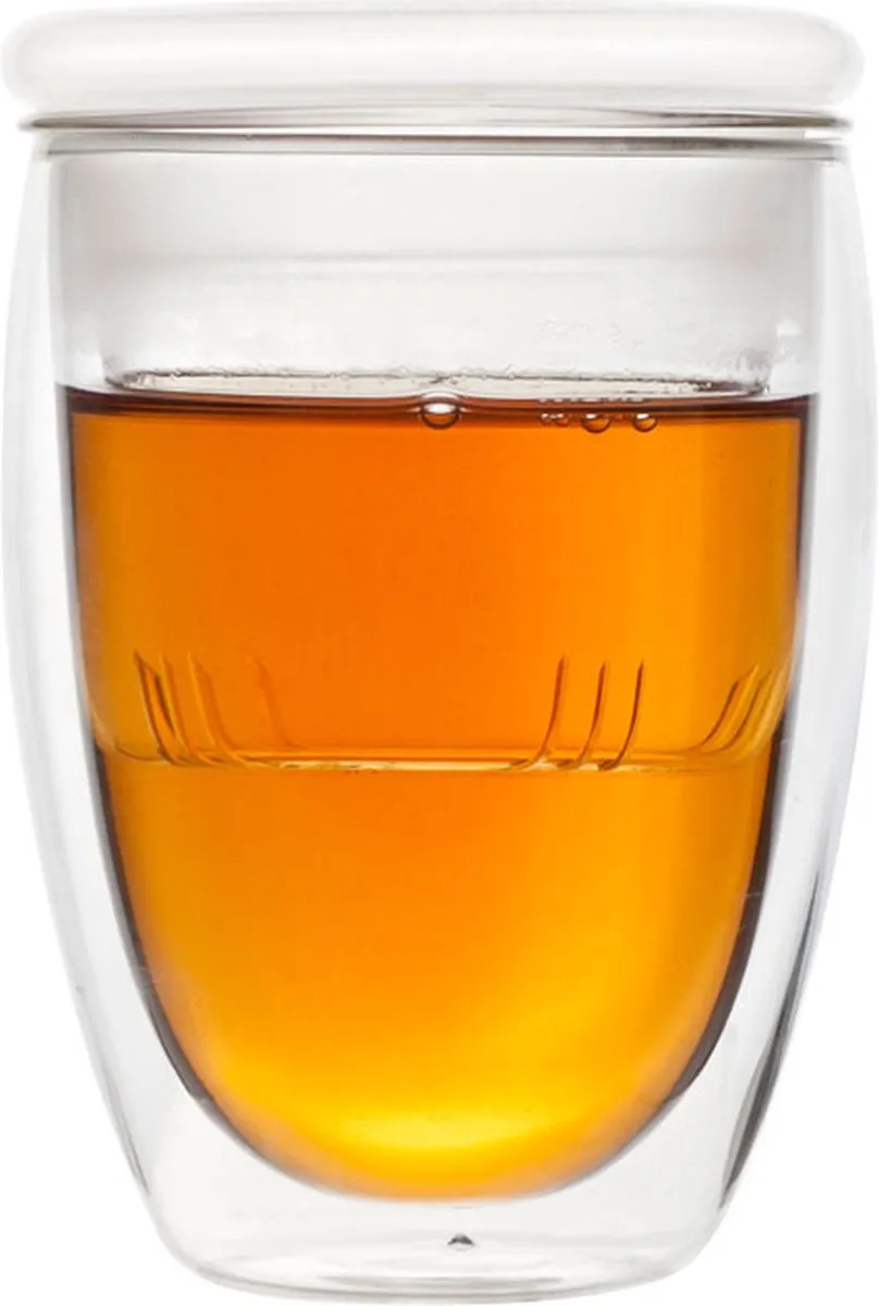 Cosy&Trendy Theeglas 280ml - Set van 3 - Transparant