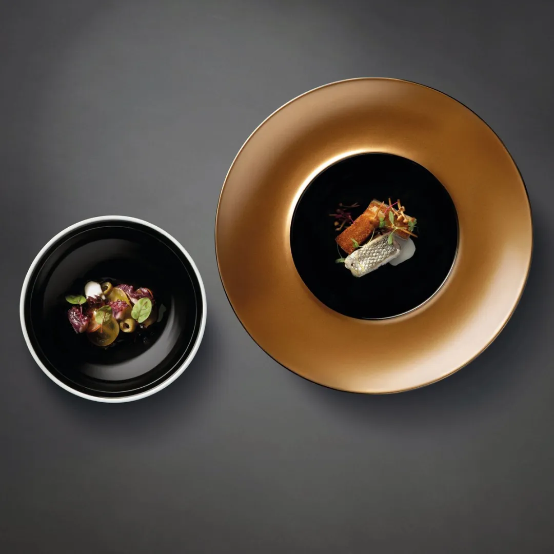 BergHOFF GEM Diep Presentatiebord & Kom 28cm - Zwart