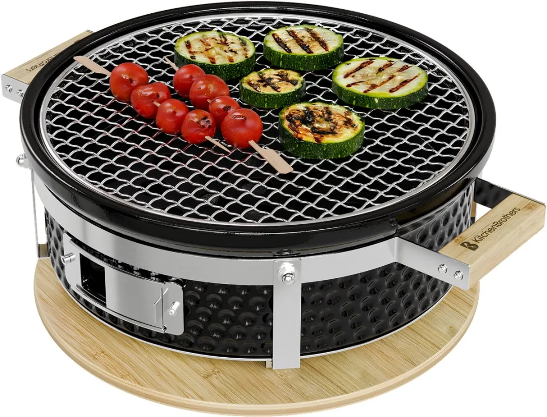 KitchenBrothers KB4232 Kamado Hibachi Grill