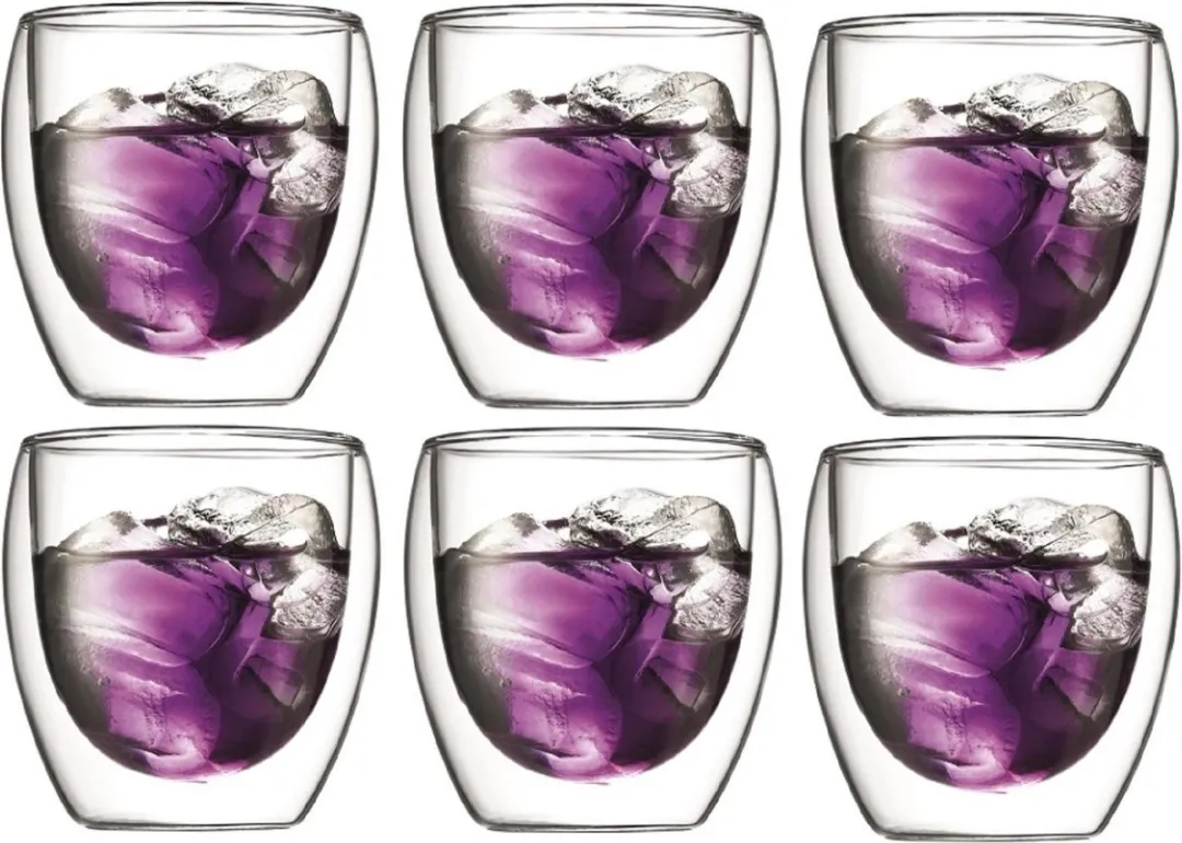 Bodum Pavina Set Dubbelwandige Glazen 250ml