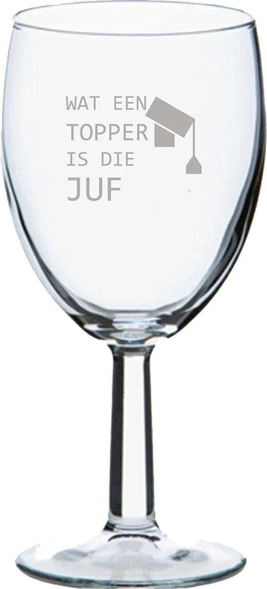 Pasabahce Gegraveerd Wijnglas 24,5cl