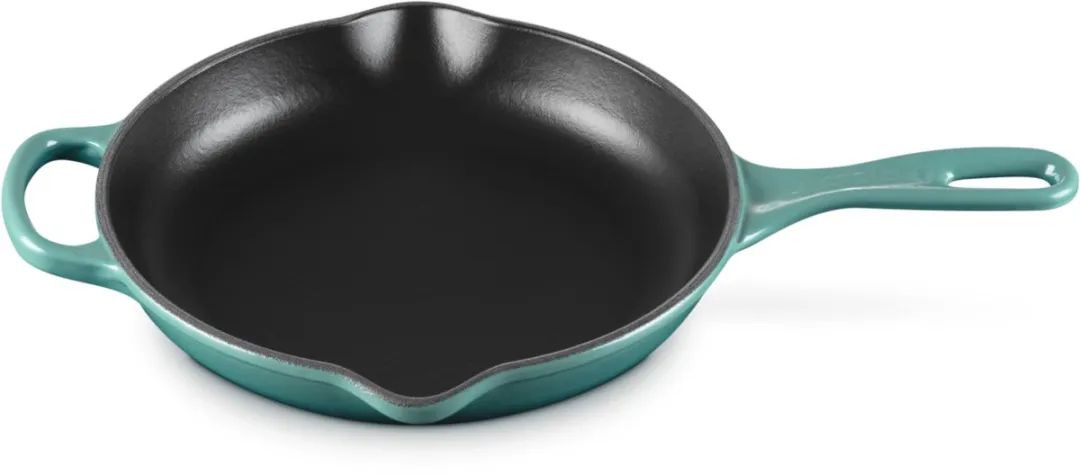 Le Creuset Signature Skillet 23cm - Bleu Riviera - afbeelding 6 van 6