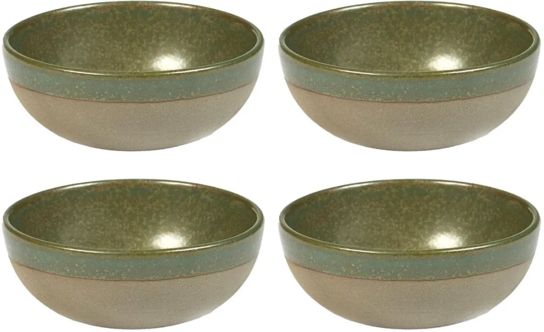 Serax Sergio Herman Surface Kom S Camogroen Ø11cm - 4 Stuks - afbeelding 6 van 6
