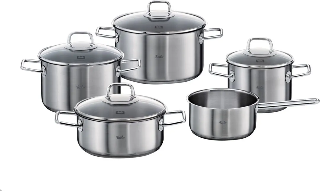 Fissler Viseo Pannenset 5-delig - 9 Stuks - Zilver - afbeelding 5 van 6