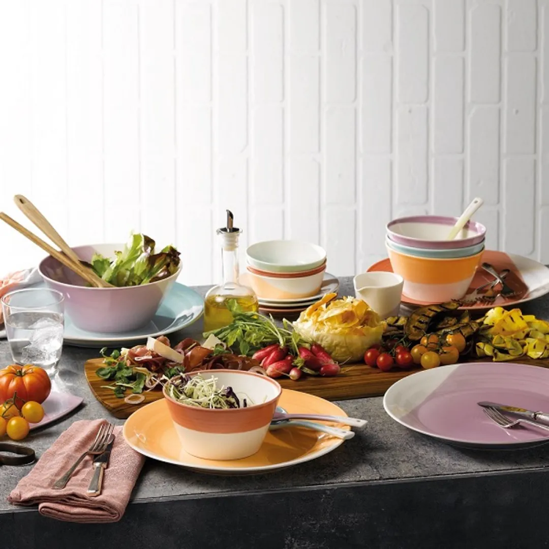 Royal Doulton 1815 Brights Gebaksbord Ø16cm - Set van 8