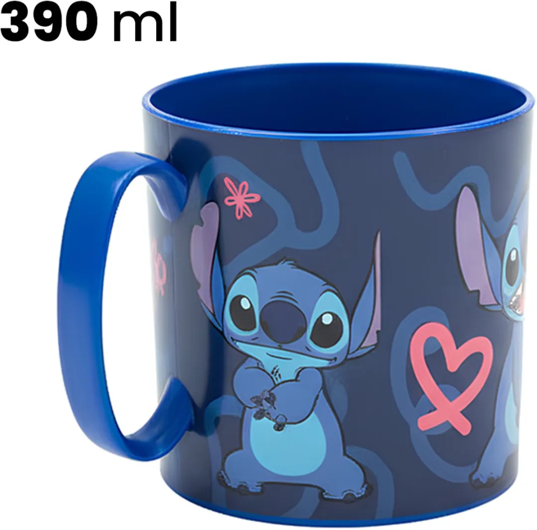 Disney Lilo & Stitch Mok 350ml - Stitch Happy Face - Blauw