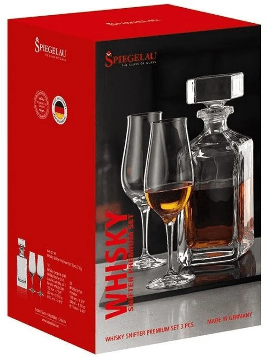Spiegelau Whiskeyset 3-delig - 0,75L