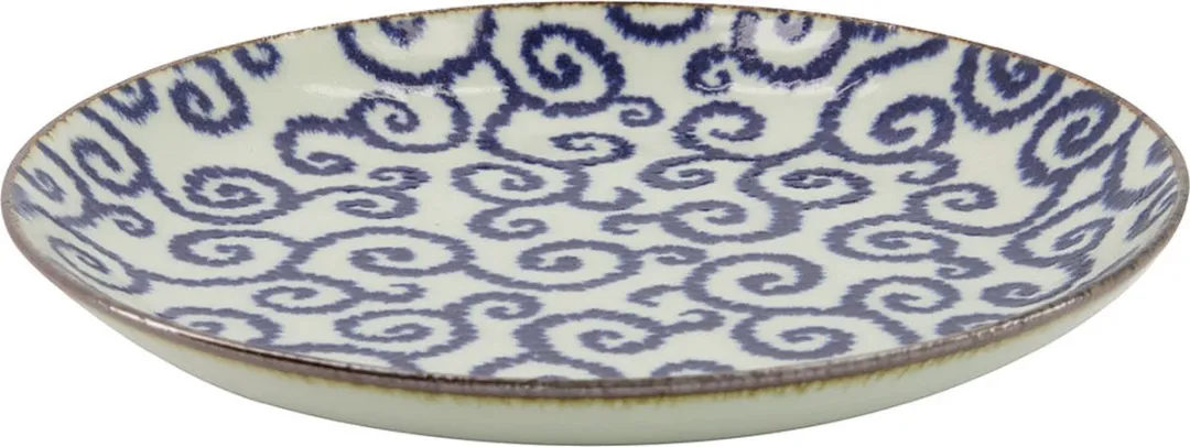 Tokyo Design Studio Ten Karakusa Ontbijtbord 21.5cm - Blauw