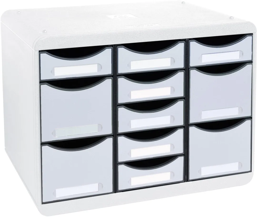 Exacompta Storebox Multi Ladenblok 11L - Lichtgrijs