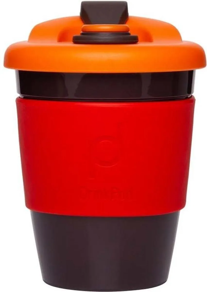 Pioneer Herbruikbare Koffiebeker 340ml Vulcano Red