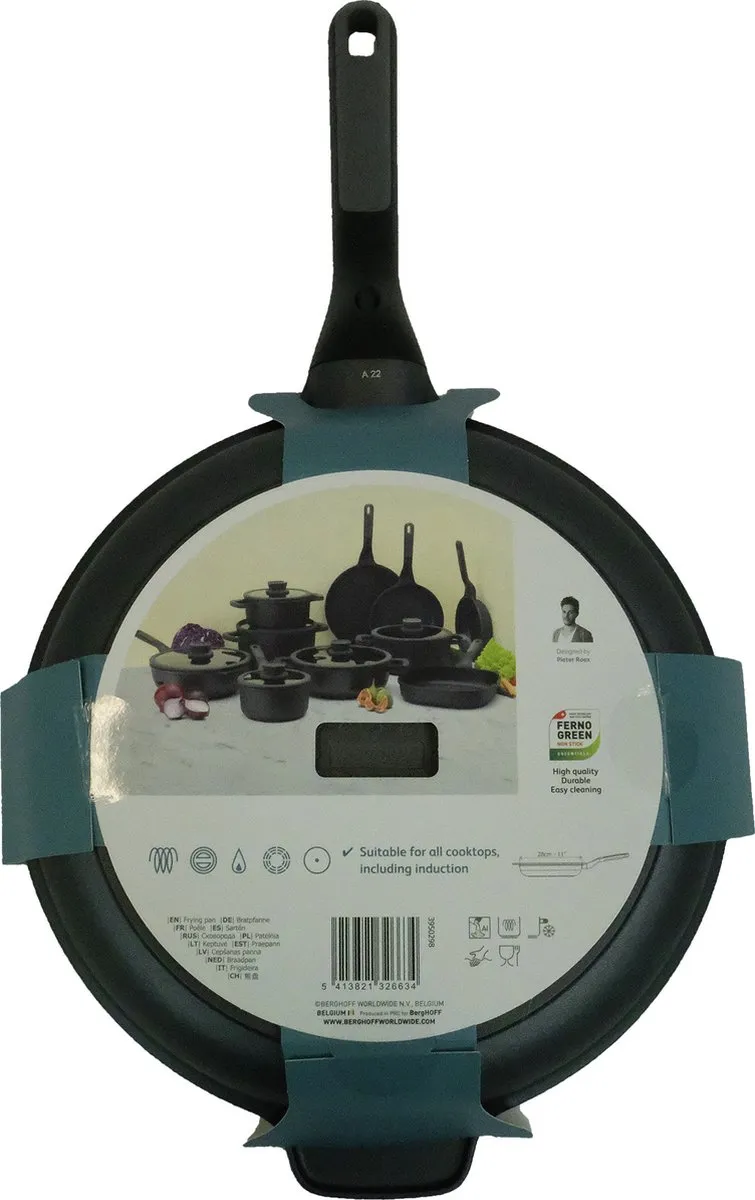 BergHOFF Leo Koekenpan 28cm - Zwart